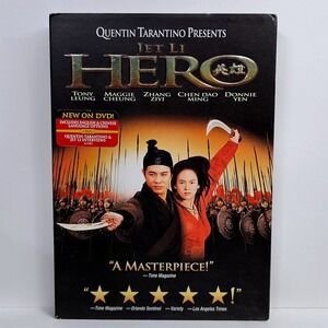 Jet Li Hero DVD Special Edition Quentin Tarantino Presents Martial Arts Action